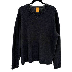 Tailor Vintage Mens Charcoal Grey Crewneck Long Sleeve Sweater L